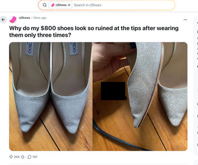 Why Do Even Expensive Pointed-Toe Shoes Crease?
